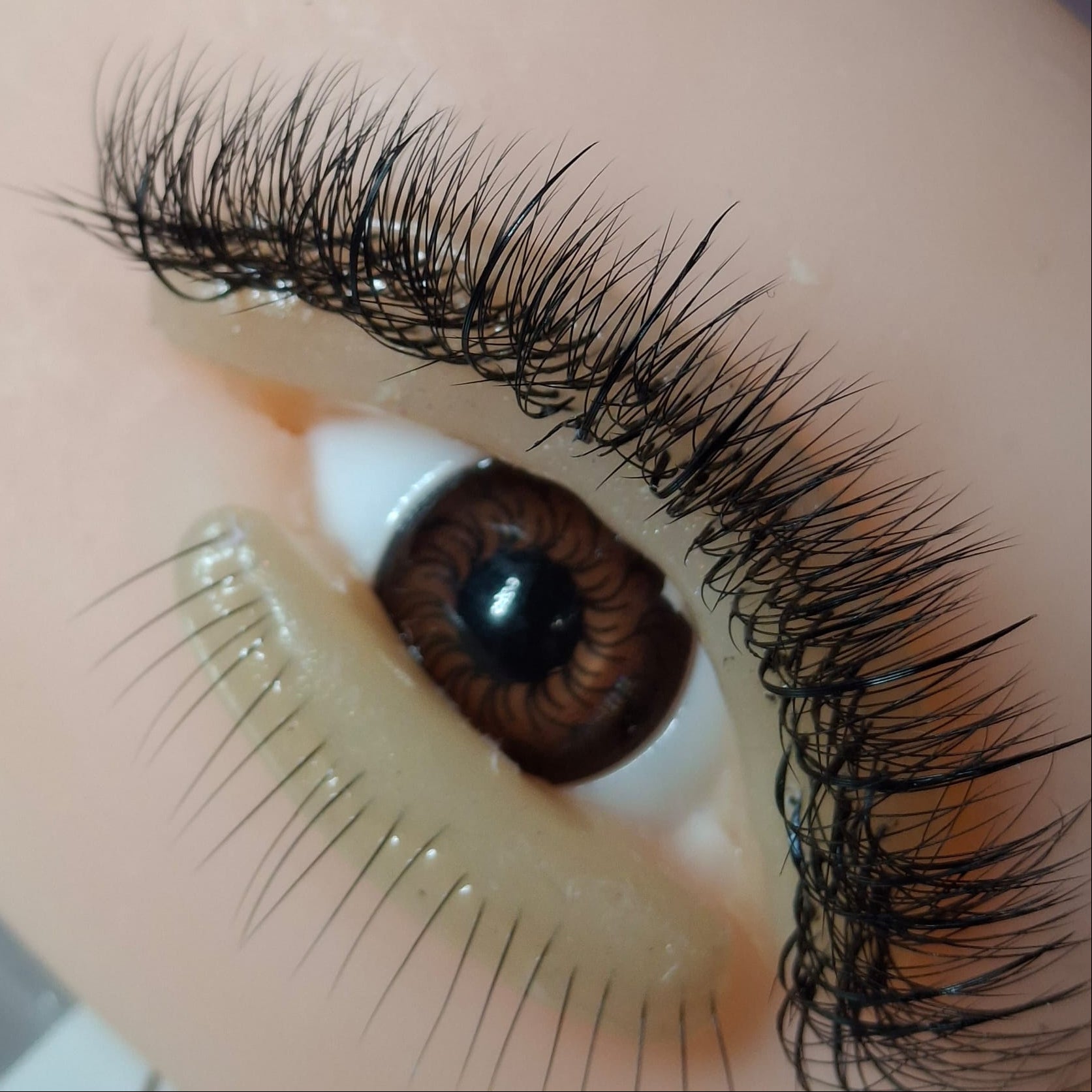 VelourLuxLashes gyakorló szem