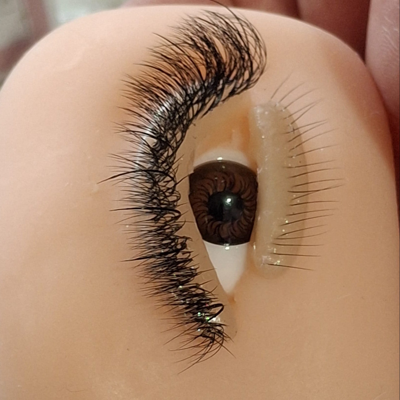 VelourLuxLashes gyakorló szem