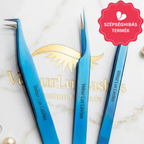 VelourLuxLashes Szempilla csipeszek – Sapphire Collection (Szépséghibás)