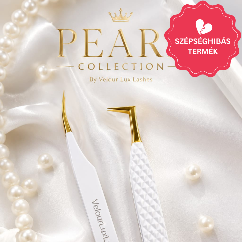 VelourLuxLashes Szempilla csipeszek – Pearl Collection (Szépséghibás)